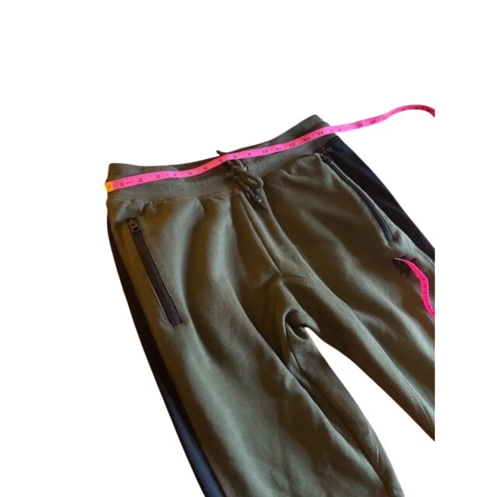 YoungLA Men's Olive Green Black Joggers Sweatpants YLA Logo Size M